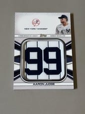 2022 Topps Player Number Jersey Medallions Aaron Judge #JNM-AJ card