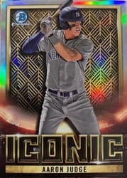 2023 Bowman Chrome Iconic Aaron Judge #BI-8 card