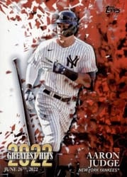 2023 Topps 2022's Greatest Hits Aaron Judge #22GH-14 card