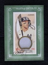 2023 Topps Allen & Ginter Framed Mini Relics Aaron Judge #MFR-AJ card