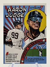 2023 Topps Archives 1979 Comics Aaron Judge #79TC-7 card