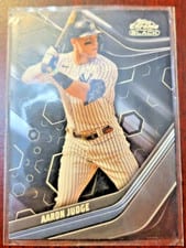 2023 Topps Chrome Black Base Set Aaron Judge #1 card
