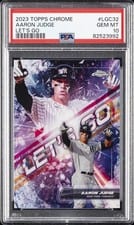 2023 Topps Chrome Let's Go! Aaron Judge #LGC-32 card