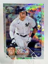 2023 Topps Chrome Logofractor Edition Base Set Aaron Judge #62 card