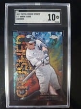 2023 Topps Chrome Update Crushed Aaron Judge #C-1 card