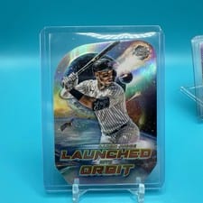 2023 Topps Cosmic Chrome Launched into Orbit Aaron Judge #LIO-1 card