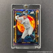 2023 Topps Cosmic Chrome Planetary Pursuit Sun Aaron Judge #PPS-6 card