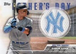 2023 Topps Father's Day Commemorative Team Patches Aaron Judge #FD-AJU card