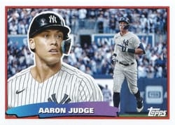 2023 Topps Update Oversized Topps Big Baseball Aaron Judge #BIG-14 card