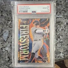 2024 Panini Select Firestorm Aaron Judge #2 card