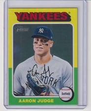 2024 Topps Heritage Aaron Judge Color Swap Variation #112 card