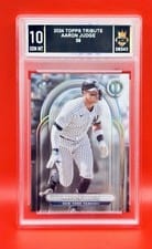 2024 Topps Tribute Base Set Aaron Judge #38 card