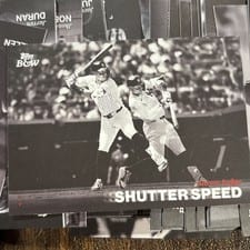 2025 Topps Black & White Shutter Speed Aaron Judge #SS12 card