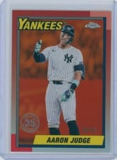 2025 Topps Chrome 1990 Aaron Judge #90CB-11 card