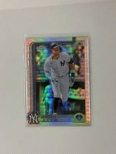 2025 Topps Chrome Aaron Judge Refractor #99 card