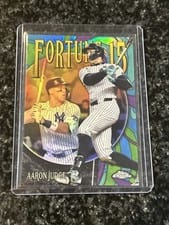 2025 Topps Chrome Fortune 15 Aaron Judge #F15-1 card