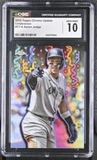 2025 Topps Chrome Update Celebracion Aaron Judge #CT-6 card