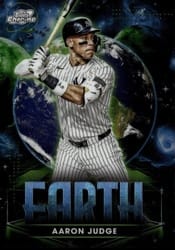 2025 Topps Cosmic Chrome Planetary Pursuit Earth Aaron Judge #PPE-1 card