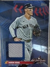 2025 Topps Update All-Star Stitches Aaron Judge #AS-AJ card