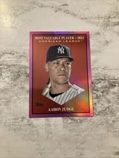 2025 Topps Update Most Valuable Aaron Judge #MV-1 card