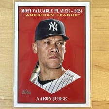 2025 Topps Update Most Valuable Aaron Judge #MV-1 card