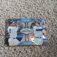 2019 Topps Chrome Greatness Returns Aaron Judge, Derek Jeter #GRE-6