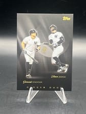 2025 Topps Dynamic Duals Dinger Duos Aaron Judge / Giancarlo Stanton #DD-01 card