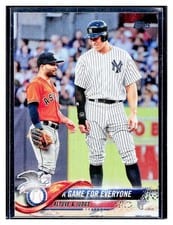 2018 Topps Update Aaron Judge / Jose Altuve #US79 card