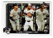 2025 Topps Aaron Judge / Juan Soto / Anthony Santander #79 card