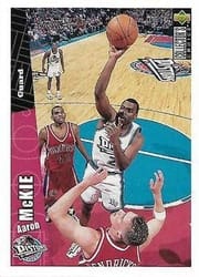1996-97 Collector's Choice Base Set Aaron McKie #408 card