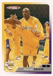 2005-06 Topps Total Base Set Aaron McKie #356 card