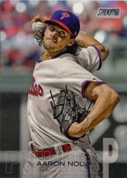 2018 Stadium Club Base Set Aaron Nola #253 card