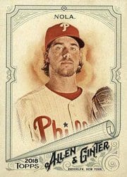 2018 Topps Allen & Ginter Base Set Aaron Nola #248 card