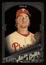 2018 Topps Allen & Ginter X Base Set Aaron Nola #248 card