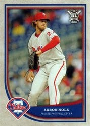 2018 Topps Big League Base Set Aaron Nola #101 card