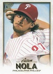 2018 Topps Gallery Base Set Aaron Nola #56 card
