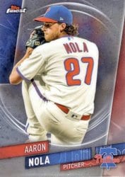 2019 Finest Base Set Aaron Nola #6 card