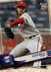 2019 Topps Big League Base Set Aaron Nola #239 card