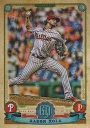 2019 Topps Gypsy Queen Base Set Aaron Nola #20 card