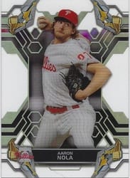 2019 Topps High Tek Base Set Aaron Nola #98 card