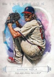 2019 Topps Inception Base Set Aaron Nola #6 card