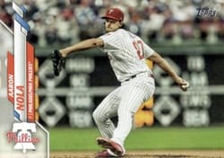 2020 Topps Base Set Aaron Nola #190 card
