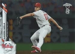 2020 Topps Chrome Ben Baller Edition Base Set Aaron Nola #199 card
