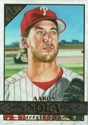 2020 Topps Gallery Base Set Aaron Nola #181 card