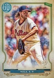2020 Topps Gypsy Queen Base Set Aaron Nola #231 card