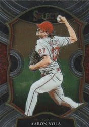 2021 Panini Select Base Set Aaron Nola #94 card