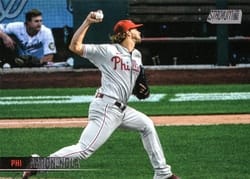 2021 Stadium Club Base Aaron Nola #108 card