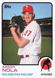 2021 Topps Archives Base Set Aaron Nola #120 card