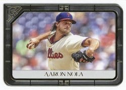 2021 Topps Gallery Base Set Aaron Nola #177 card