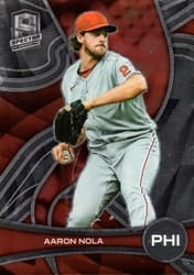 2022 Panini Chronicles Spectra Aaron Nola #63 card
